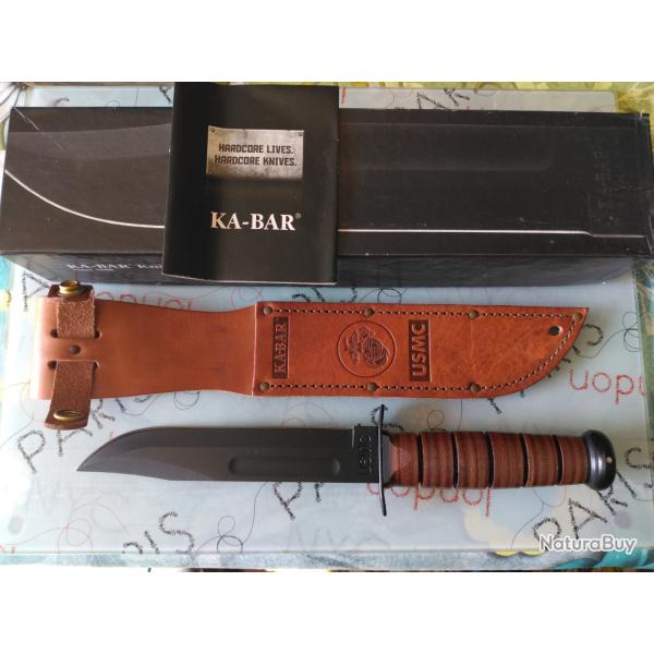 Vends couteau Ka-Bar USMC