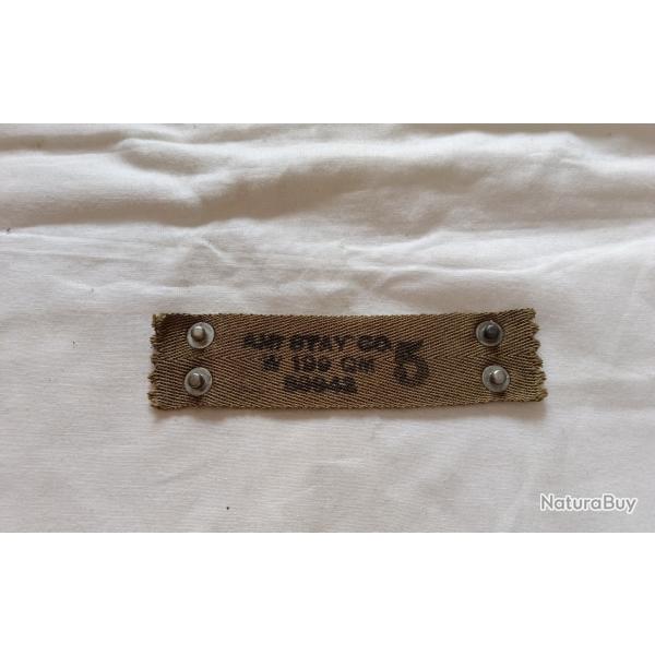 Nuqui�re  pour casque Am�ricain ,  US ,    US WW2 ORIGINALE n' 5