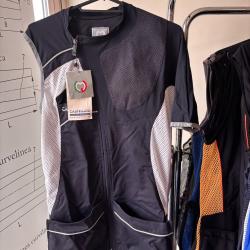 Gilet TK-PRO Castellani Gaucher bleu fonc&eacute; Promotion