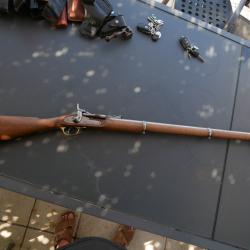 Fusil SNIDER LSA.CO 1870 &agrave; 3 bandes en tr&egrave;s bel &eacute;tat avec des belles rayures et des marquages francs