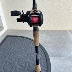 ensemble canne + moulinet casting (mojo bass & abu garcia)