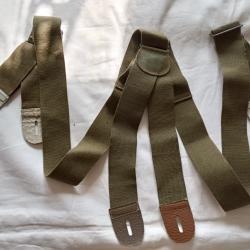 paire de bretelle de pantalon  pour GI , soldat Am&eacute;ricain ,  US WW2