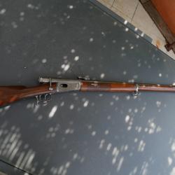 Carabine VETTERLI 1871 &agrave; d&eacute;tente Stecher en bel &eacute;tat