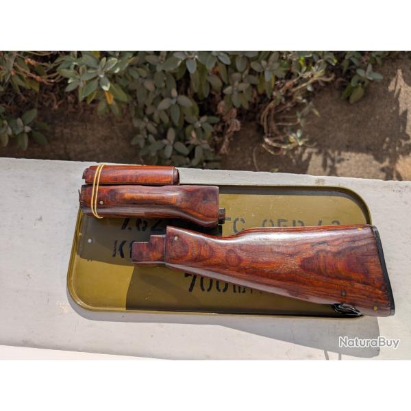 Kit bois pour AK et AKM garde main et crosse bois