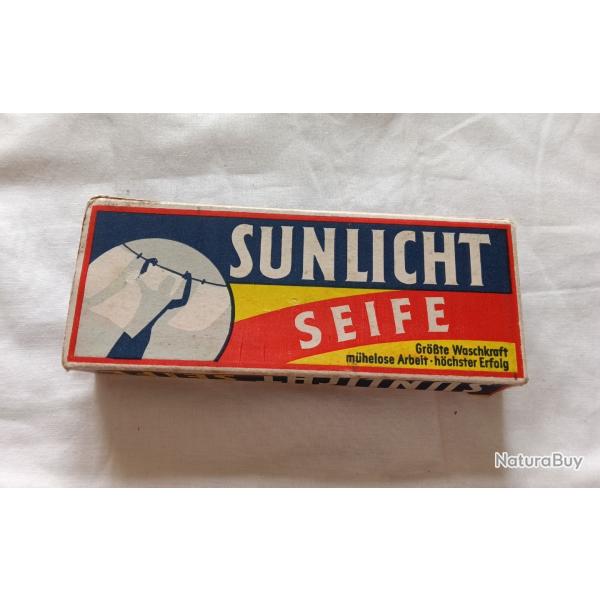 Savon original , dans sa boite en carton pour soldat Allemand WW2