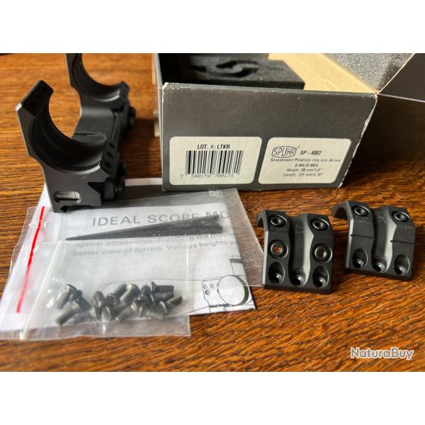 MONTAGE Monobloc Sphur SP 4302 pour tube 34 mm, H38, 10,3 MOA
