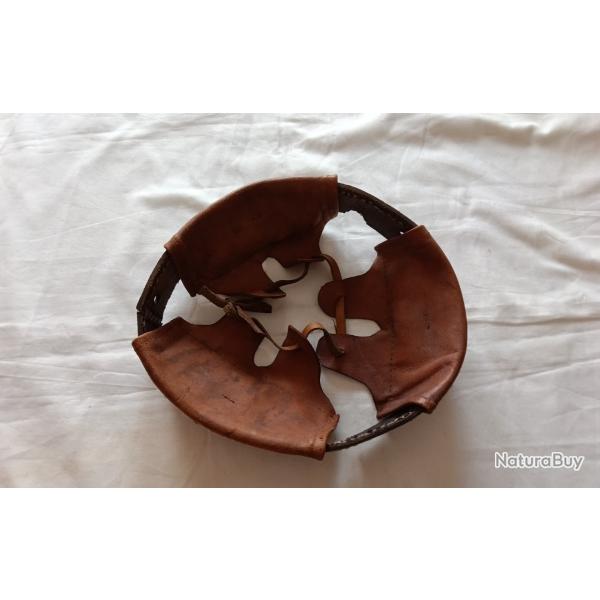 Tr�s bel Int�rieur en cuir pour  casque Allemand WW1
