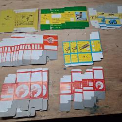 LOT BOITES NEUVES CAL.12-16-20-24-36