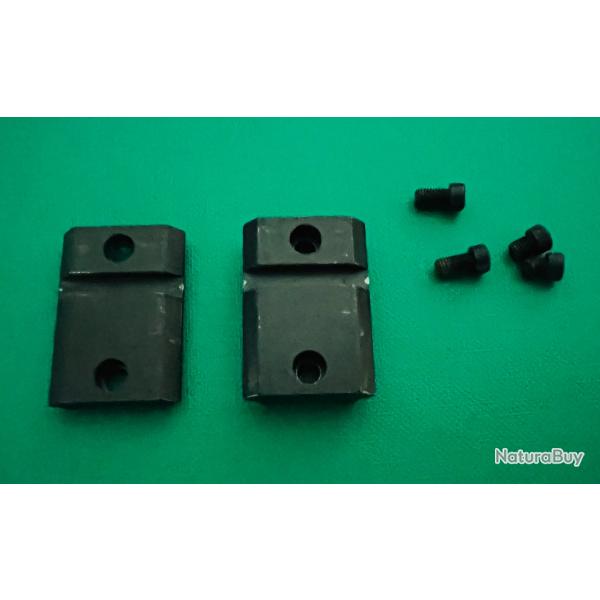 2 embases acier pour Winchester 70