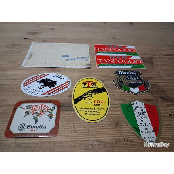 Autocollants lot compos� 8 pi�ces