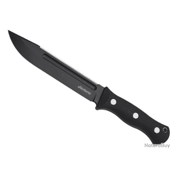 Poignard Herbertz G10 noir 16,5cm inox