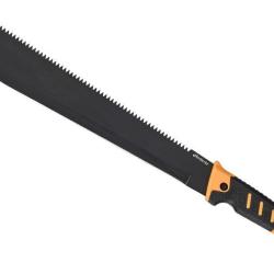 Machette Herbertz noire et orange 36cm inox + &eacute;tui