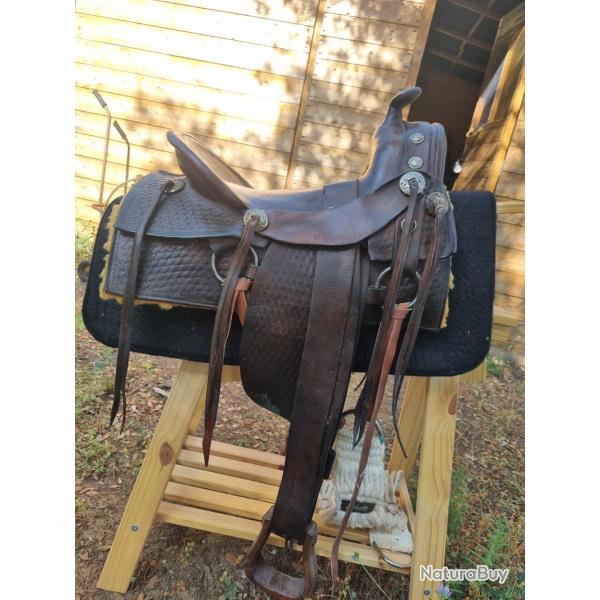 Selle western artisanale de haute qualit�
