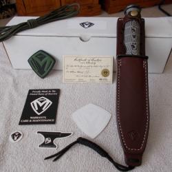 COUTEAU MEDFORD USMC FIGHTER/ACIER CPM S35VN/COLLECTION USA/COMBAT/TACTIQUE/NO CHRIS REEVE/NO AL MAR