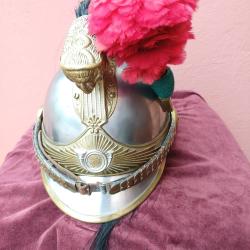 Casque de "CHASSEUR A CHEVAL" Mle. 1913 troupe TBE .