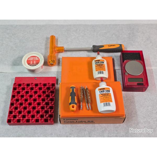 Lot de divers accesoires pour rechargement
