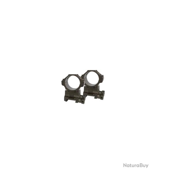 Anneaux Zasdar hauteur haute � 25 mm - � 30 mm / rail 21 mm (Weaver ou Picatinny)