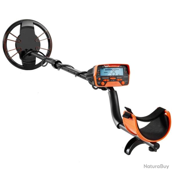 Detecteur Metaux Grand Disque IP68 Ecran LCD Retroeclaire Haute Precision Chasse Tresor