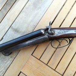 Fusil Juxtapos&eacute; Husqvarna &agrave; chiens ext&eacute;rieurs calibre 12/65