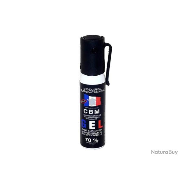 A�rosol de d�fense Gel Lacrymog�ne CS - CBM 25ml