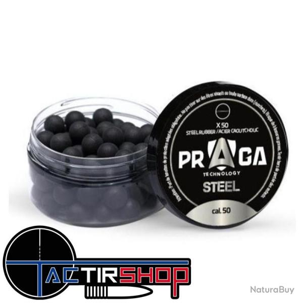 Billes Caoutchouc Acier Cal.50 x 50 - Praga Technology