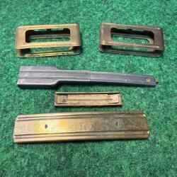 5 LAMES CHARGEURS  CLIPS  POUR FUSILS ET PISTOLET  WW 2