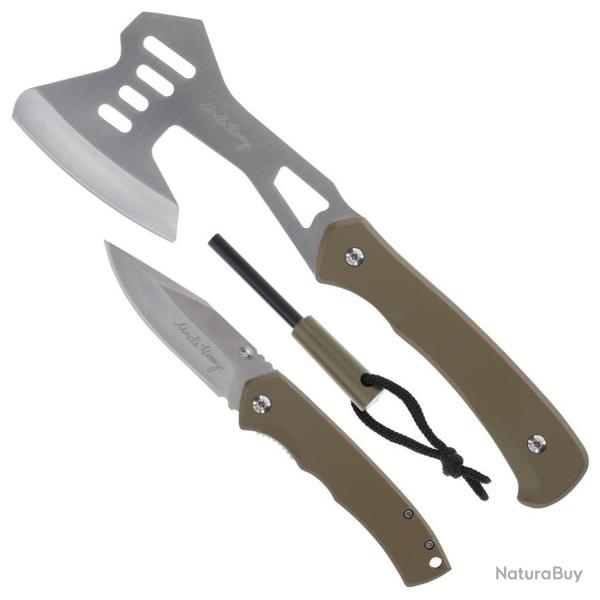 Set couteau et hache outdoor - SChrade Uncle Henry Outdoor Kit