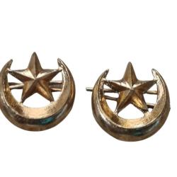 Lot de deux insignes Arm&eacute;e d'Afrique - 12 mm  &agrave; lamelle