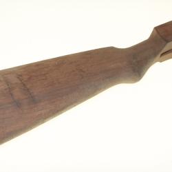Ebauche de crosse entaill&eacute;e pour fusil juxtapos&eacute;