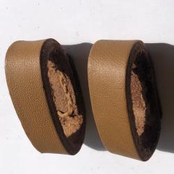 Lot de 2 passants pour ceinturon cuir arm&eacute;e Fran&ccedil;aise. int&eacute;rieur 45 mm