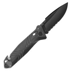 Op&eacute; Tactique !! Couteau de poche Cac&reg; Serration TB Outdoor Manche PA6 FV Noir