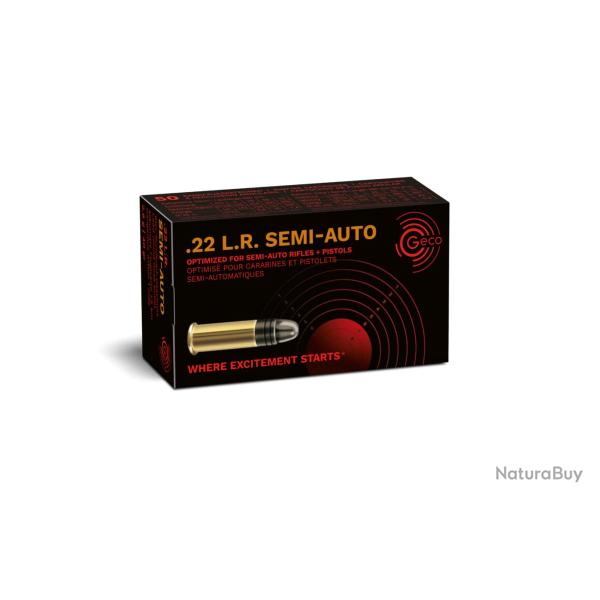 Munitions 22Lr GECO Semi-Auto par 500