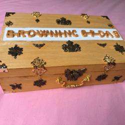 Vend un pistolet d alarme BROWNING GPDA 9 or