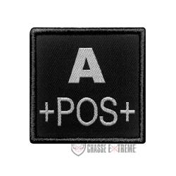 Patch Brod&eacute; Cal 12 Gris/Noir