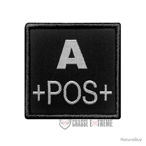 Patch Brod� Cal 12 Gris/Noir