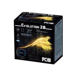 Cartouche FOB Evolution calibre 28/70 26g n&deg;6 nickel&eacute; bourre jupe x25