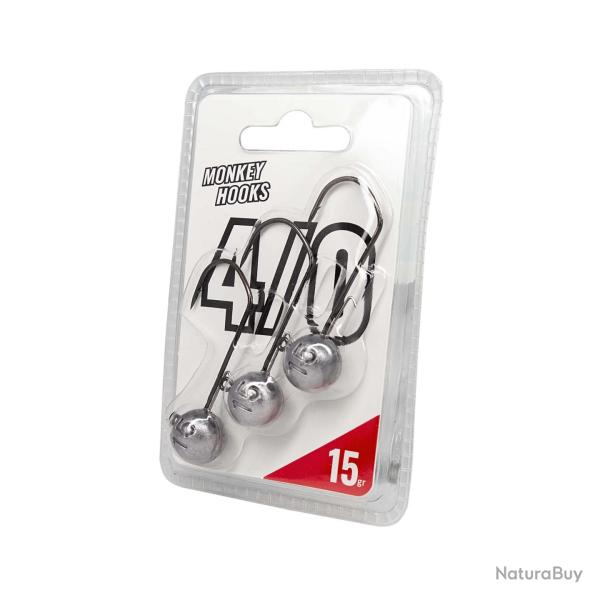 T�te Plomb�e Monkey lures Monkey Hook 4/0 24g Par 3 4/0