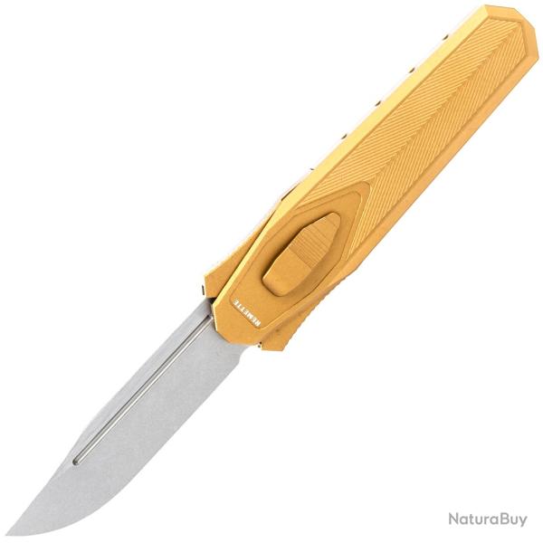 Remette RT-Swordfish Knife 14C28N Blade Aluminum Handle Bronze