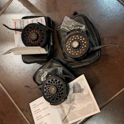 Lot de 3 moulinets Vivarelli seconde g&eacute;n&eacute;ration