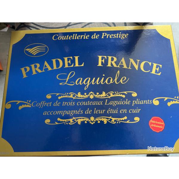 coffret    coutellerie de prestige  pradel france  laguiole