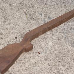 Ebauche de crosse noyer pour carabine