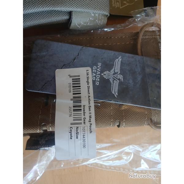 Pochette de d�lestage / Porte chargeur 5,56 COYOTE