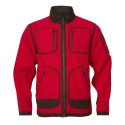VESTE POLAIRE HARKILA REVERSIBLE KAMKO REGAL RED/BROWN  TAILLE L NEUVE
