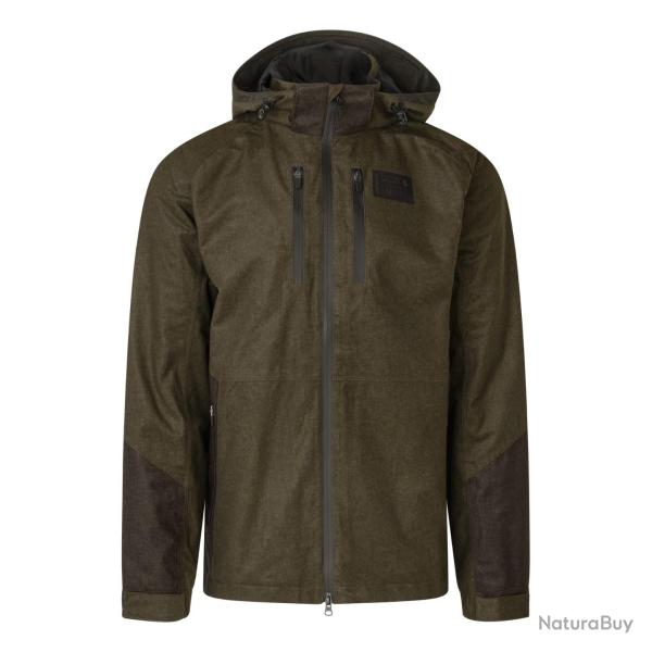 VESTE IMPERMEABLE SEELAND QUEST PINE GREEN MELANGE TAILLE 50 NEUVE