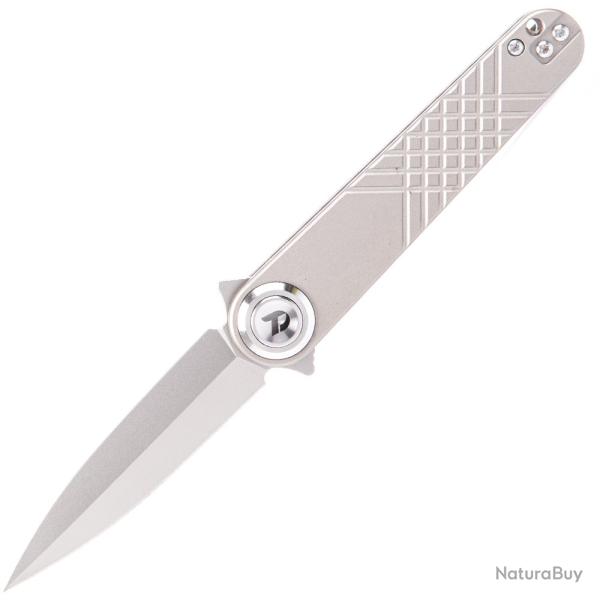 Couteau pliant - Dream Tech Button Lock Dagger manche titane