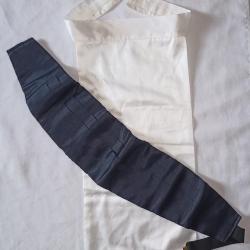 Ceinture tradition et foulard d'arme Train vintage soie