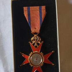 M&eacute;daille d&eacute;corative thermom&egrave;tre type Bimetallique vintage 1