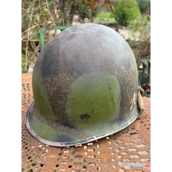 Casque parachutiste US camoufl� 509 517th Provence Dragoon ww2