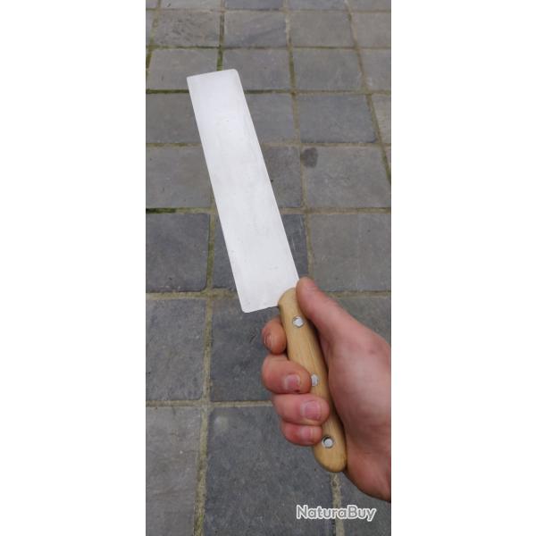Grand couteau de coupe - Lame inox pleine soie - 35 cm