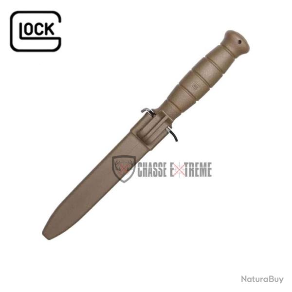 Couteau GLOCK FM81 Coyote avec Scie 16,5 cm